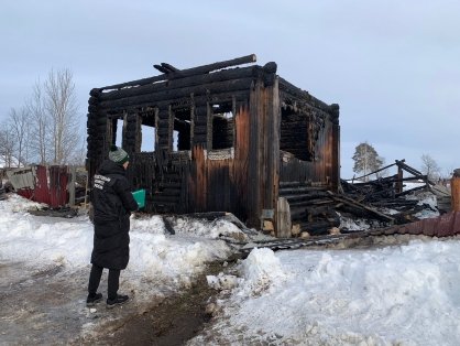 В Кикнурском районе проводится проверка по факту гибели мужчины в результате пожара