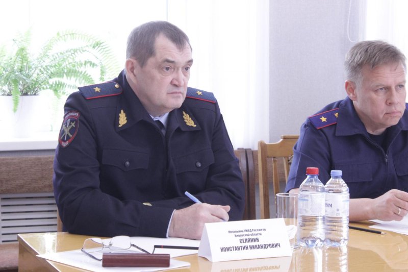 Начальник УМВД Константин Селянин посетил Кикнурский район